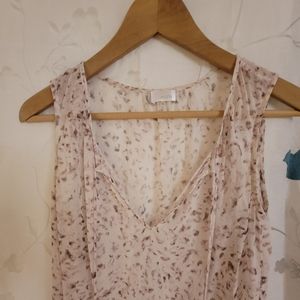 Beautiful Leopard print Ecru Women's Sheer top size XS